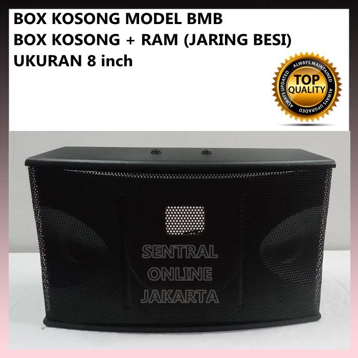 BOX SPEAKER KOSONG 8 inch 8inch 8" MODEL BMB + RAM JARING BESI
