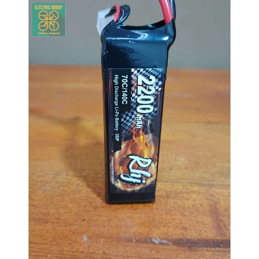Murah Lipo RHJ Battery-Baterai- Batre 3s - 3 Cell 2200 mah - 2200mah 70-140C Non COD