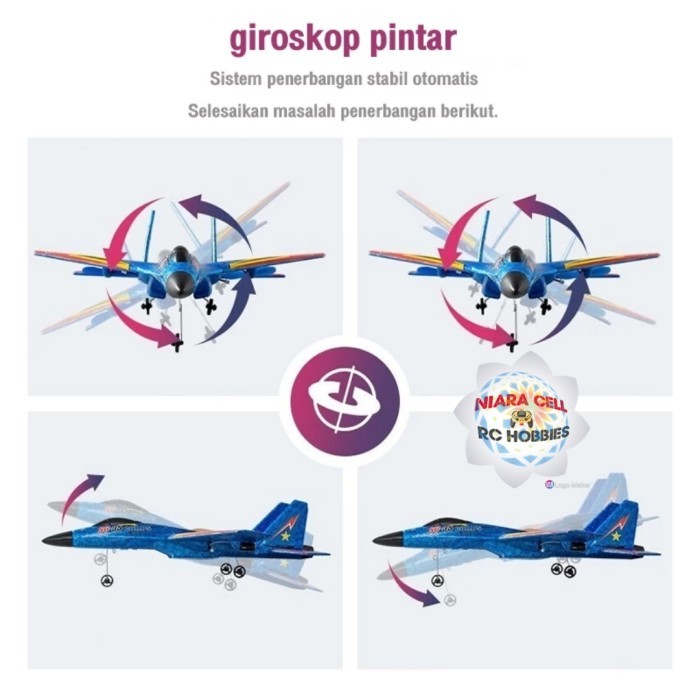 Murah Mainan Pesawat RC FX823 Model Pesawat Tempur F16 Dengan Remote Control Non COD