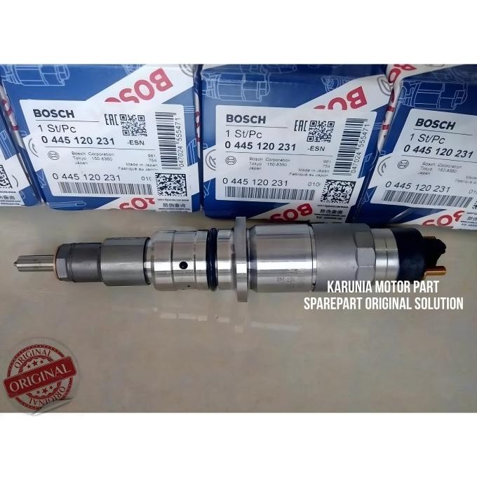 0445120231 Injector Komatsu Pc200-8Mo Nozzel Injector Komatsu Pc200 Good