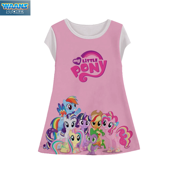 Dress Anak My Little Pony Tunik-MyLittlePony-1-designWD Umur 1-12 Tahun Tunik - Waanstore