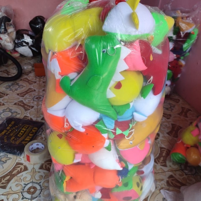 PROMO Boneka Mesin Capit 1 Ball (Isi 100 Pcs)