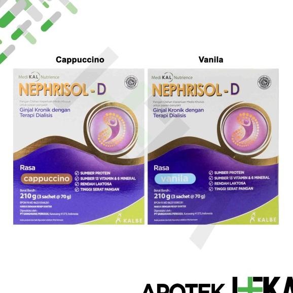 

Nephriold Vanila 231 Gram Uu Paien Ginjal Dialii