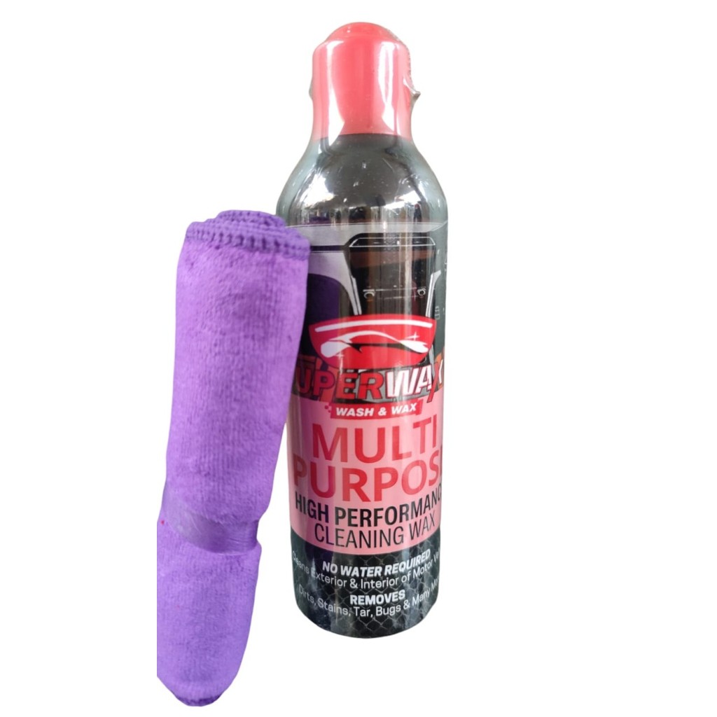 Ready MULTIPURPOSE UPERWAX Wash & Wax - Pembersih Exterior dan Interior Mobil Motor