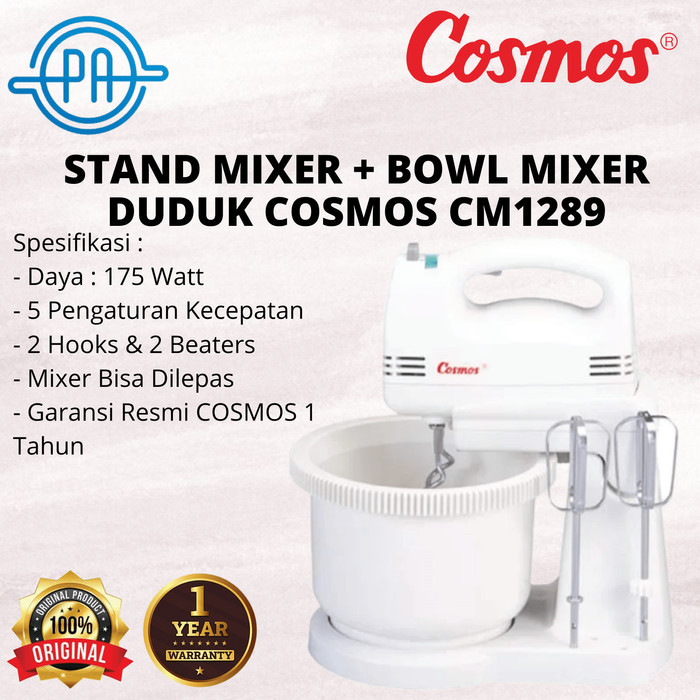 Stand Mixer Cosmos + Bowl Cm1289 Cm 1289 Mixer Duduk