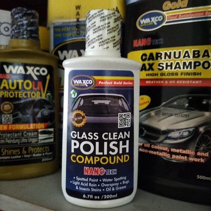 Ready WAXCO PGS GLASS CLEAN POLISH COMPOUND 200ml