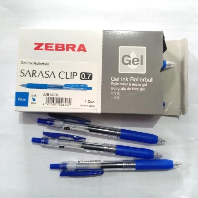 

Produk Baru!! Pulpen zebra sarasa 0,7 biru / bolpoint zebra sarasa 0,7