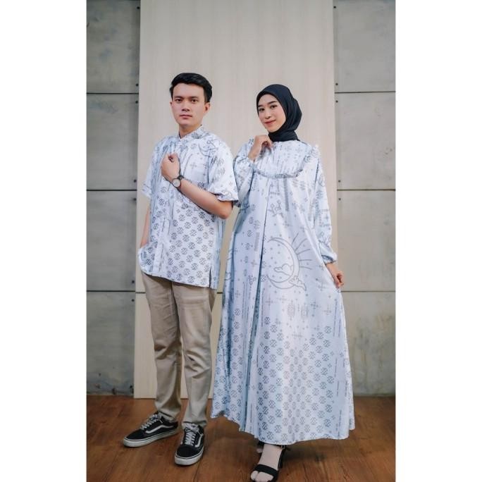Baju Couple Pasangan Terbaru Gamis Koko Pesta Kanza Fashion Muslim