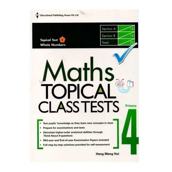 

TERBARU Maths Topical Class Test P4