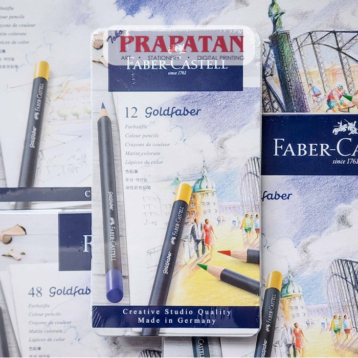 

Pensil Warna Faber Castell Goldfaber Tin Case | Color Pencil | Creative Studio