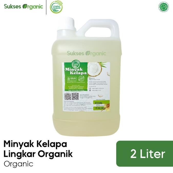 

Terlaris Minyak Kelapa | Lingkar Organik | 2000Ml Ready Stok