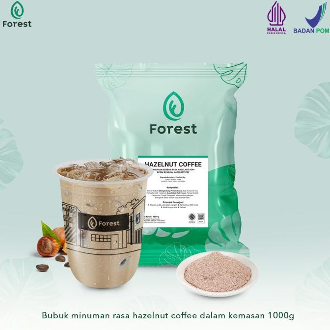 

BARU BUBUK MINUMAN HAZELNUT COFFEE POWDER - FOREST BUBBLE DRINK