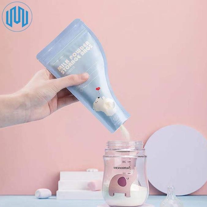 

BARU KANTONG TRAVEL SUSU BUBUK BAYI BABY MILK POWDER STORAGE BAG BPA FREE