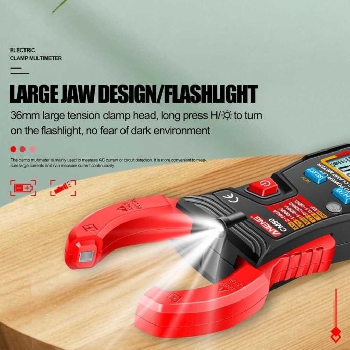 Promo ANENG Digital Multimeter Voltage Tester Clamp COD
