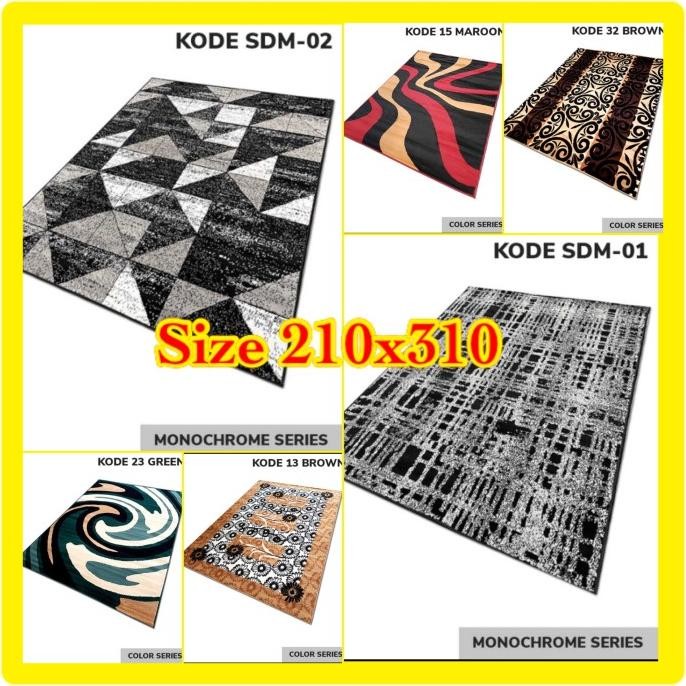 Karpet Lantai Permadani Stardust Ukuran 210X310