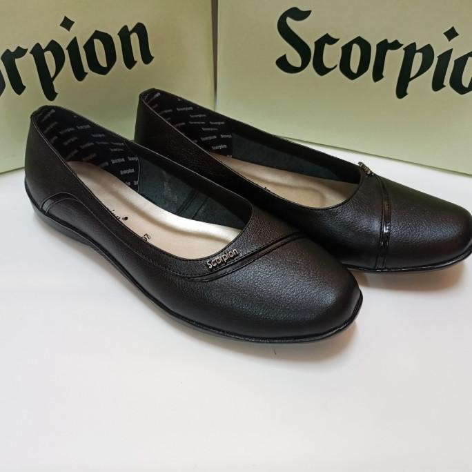 Sepatu Kulit Wanita Scorpion 6097 // Sepatu Kulit Original Murah