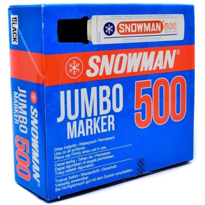 

Spidol Permanen Jumbo Snowman 500 (1 Lsn / 12 Pcs) Termurah