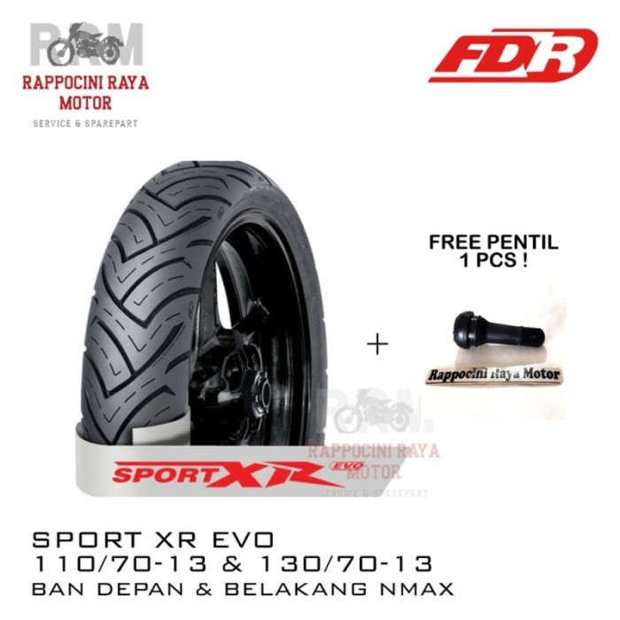 $$$$] BAN FDR SPORT XR EVO 110/70-13 TUBELESS NMAX