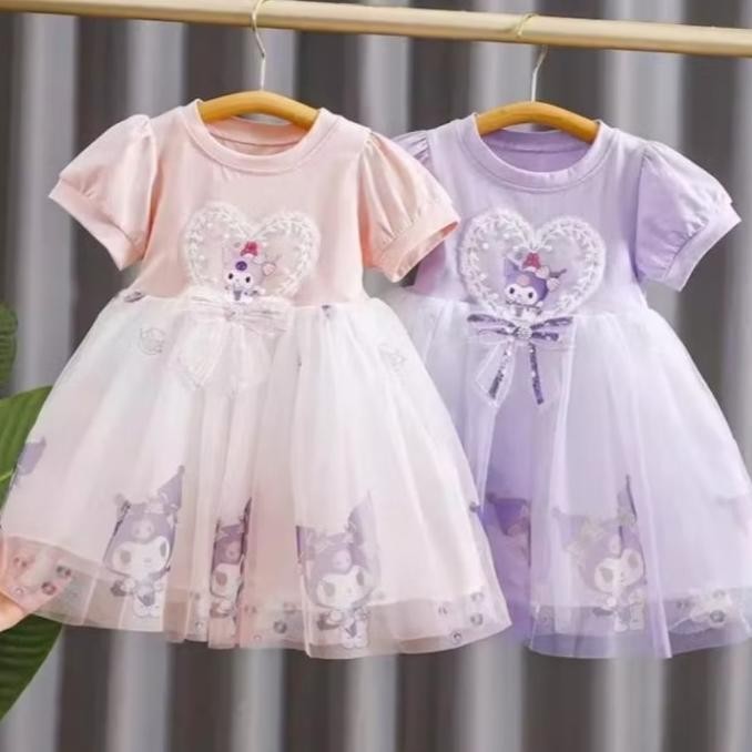 Dress kuromi anak dress melody anak dress anak kuromi melody import