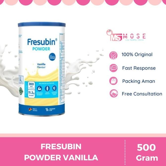 

BARU FRESUBIN VANILLA POWDER ORIGINAL 500 G