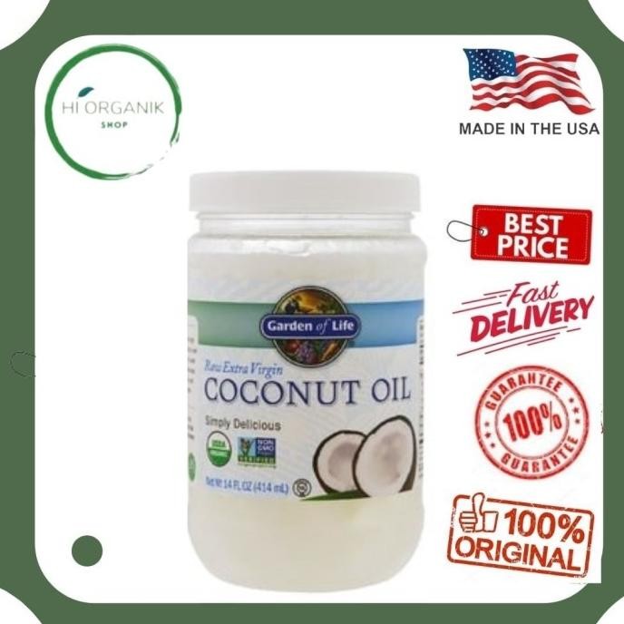 

Terlaris Extra Virgin Coconut Oil Garden Of Life/Minyak Kelapa Extra Virgin/Vco Ready Stok