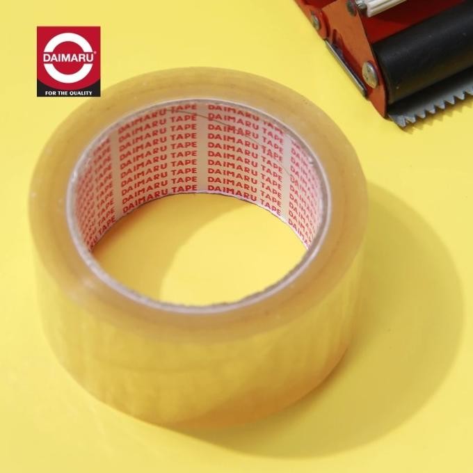 

Terlaris Daimaru Tape Lakban Bening 48 Mm X 90 Yard 2 Inch - 16 Pcs Opp / Solasi Bening Transparan Ready Stok