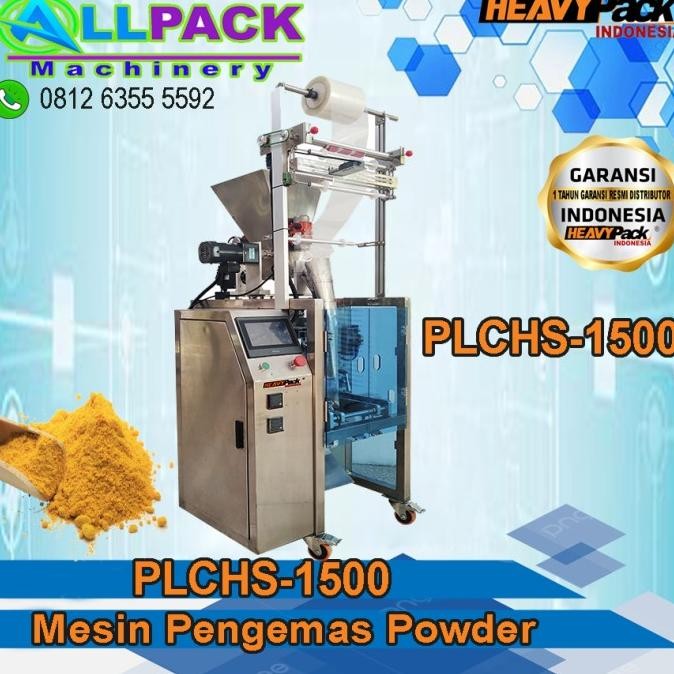 

BARU MESIN KEMASAN OTOMATIS SACHET BUBUK/POWDER/KOPI/TEPUNG PLCHS-1500