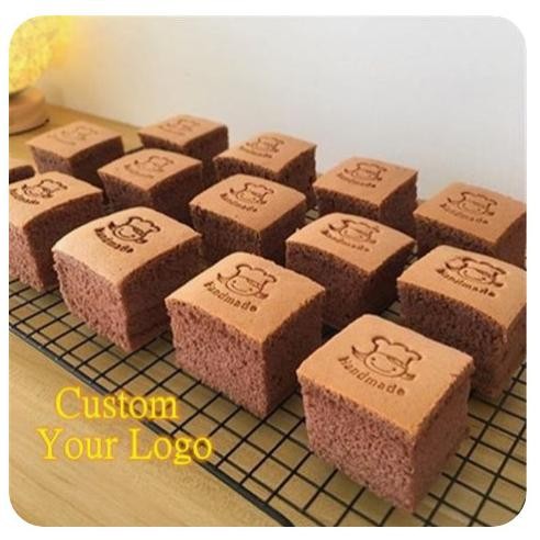 hot stamp kue /cetakan logo kue/custom hot stamp emboss cake hot stamp