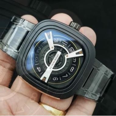 Jam Tangan Pria Seven Friday Rantai S362Aibox Batrai Cadangan Original