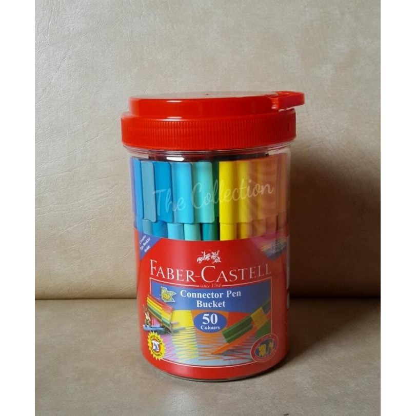 

ATK0239FC 50 warna connector pen Faber Castell spidol 11150050CC ultah Termurah
