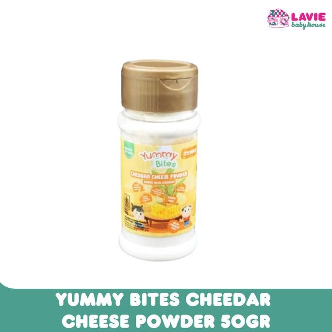 

BARU YUMMY BITES CHEEDAR CHEESE POWDER 50GR/ BUMBU KEJU MPASI BAYI