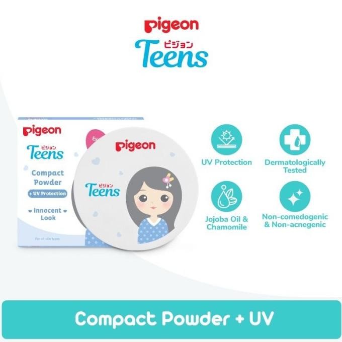 

BARU BPOM PIGEON TEENS COMPACT POWDER + UV PROTECTION 14GR / REFILL BEDAK