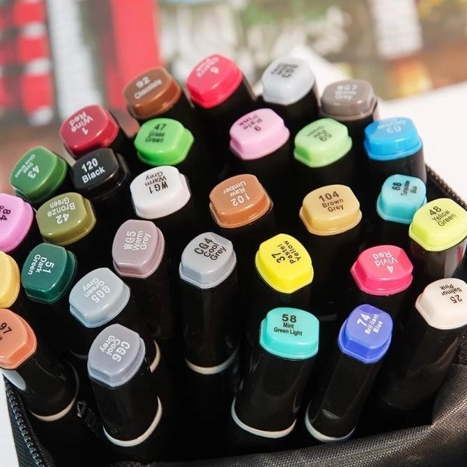 

MARKER TOUCH SPIDOL DUA SISI - 30 COLOR Termurah