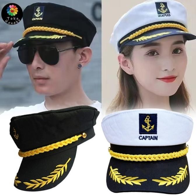 Topi Sailor Topi Pelaut Kapten Pirates Bajak Laut Topi/Sailor Hat