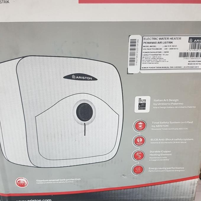 PROMO WATER HEATER ARISTON AN 15R / MESIN PEMANAS AIR / MESIN AIR PANAS