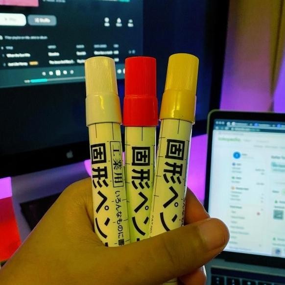 

(FB) spidol Penanda Besi Permanen putih Made In Japan Termurah