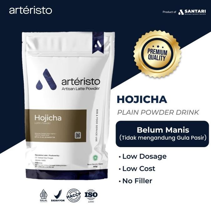 

BARU ARTERISTO HOJICHA PREMIUM POWDER DRINK 500GR - NO SUGAR