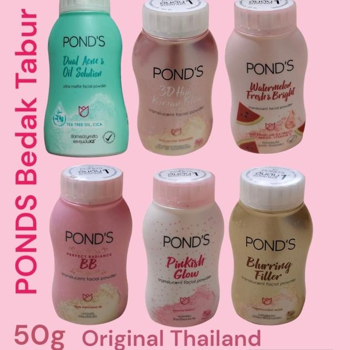 

BARU PONDS BEDAK TABUR ORIGINAL THAILAND POND'S TRANSLUCENT FACIAL POWDER