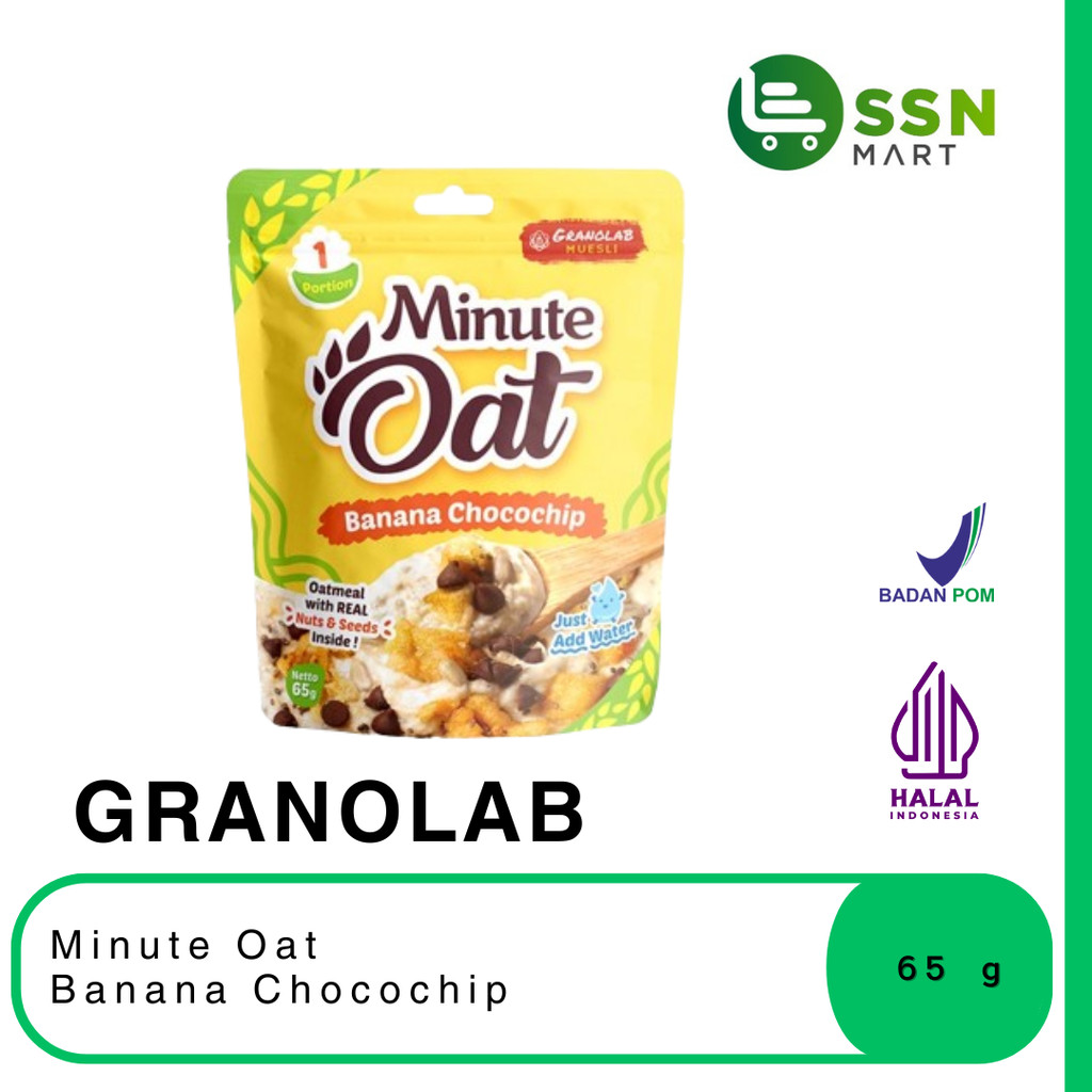 

SSNMart MinuteOat BANANA CHOCOCHIP 65g