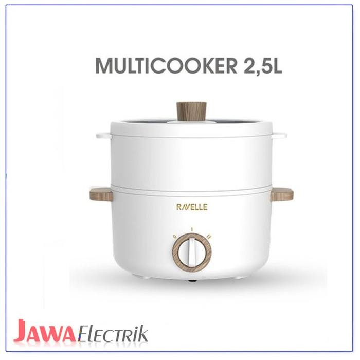 Panci Electrik Multi Cooker Ravelle 2,5L Panci Portabel