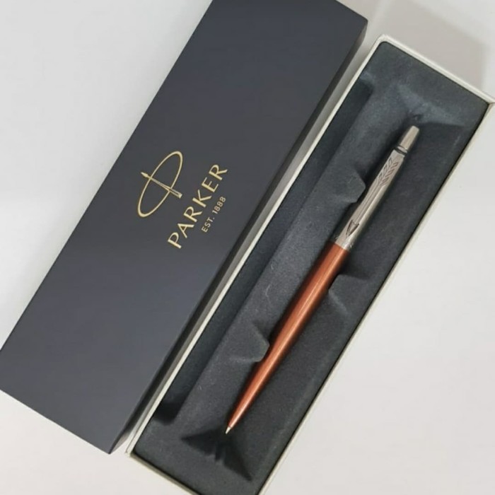 

Pulpen Parker Jotter Original Chelsea Orange Free Ukir Grafir Nama
