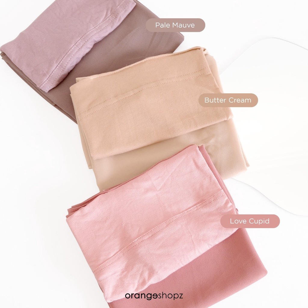 Pashmina Inner Anak 2in1 Cerruty Baby Doll Premium / Pashmina Inner (Inayah) Anak