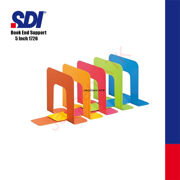 

TERBARU SDI 1726 Pembatas Buku 5" / Book End Support