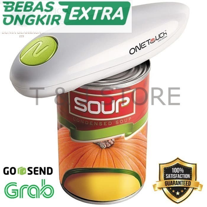 One Touch Can Opener -Alat Pembuka Kaleng Otomatis - Pembuka Kaleng TJ
