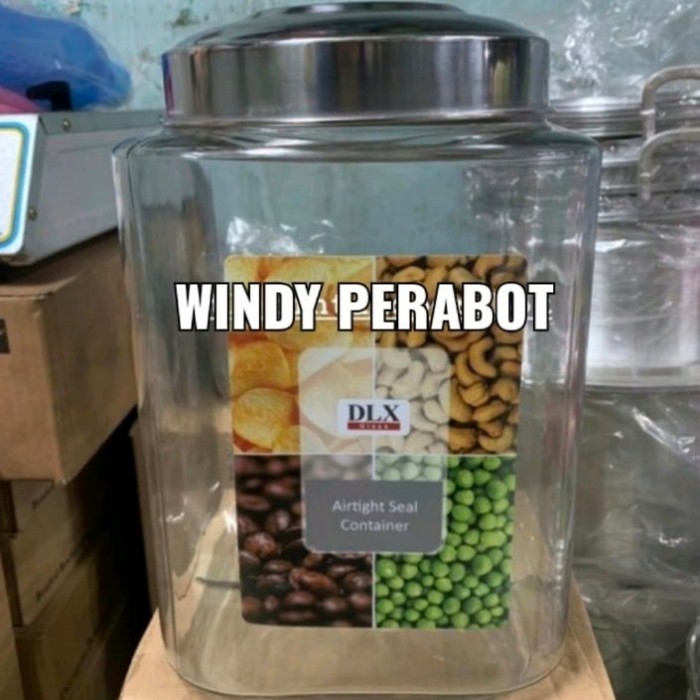 Toples Kaca DLX/Toples Asinan Segi ( TP,KAFE B SEAL)