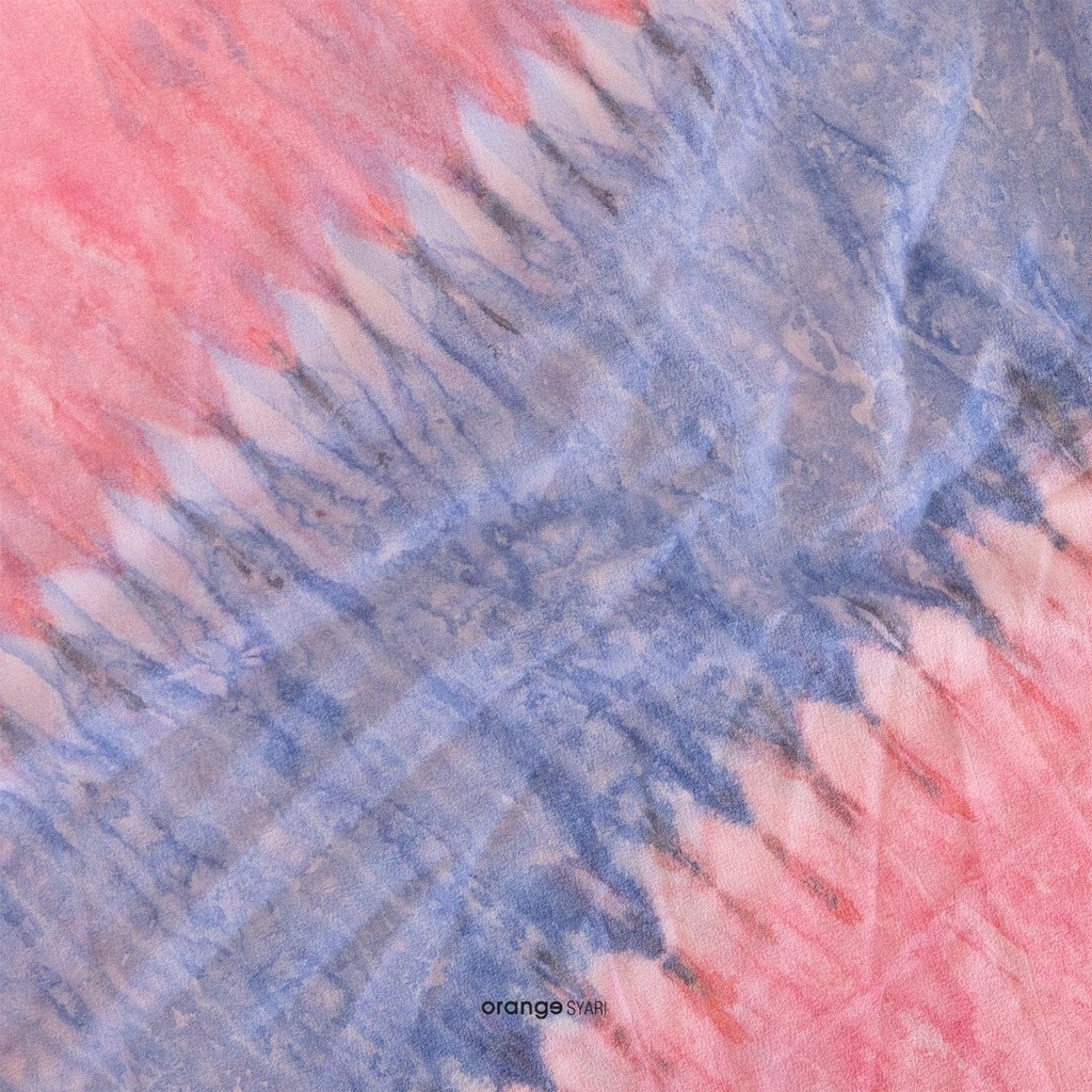 Orangeshopz - Bergo Hijab Instan Motif Tie Dye Lanaya