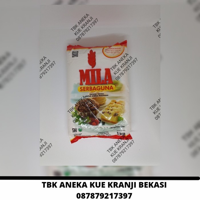 

Mila 1 dus/Terigu Serba Guna/1kgx10 pc/setara segi tiga/via Gojek only