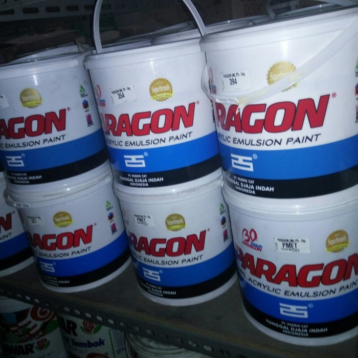 Cat Paragon 5 Kg. Cat Tembok Paragon Galon