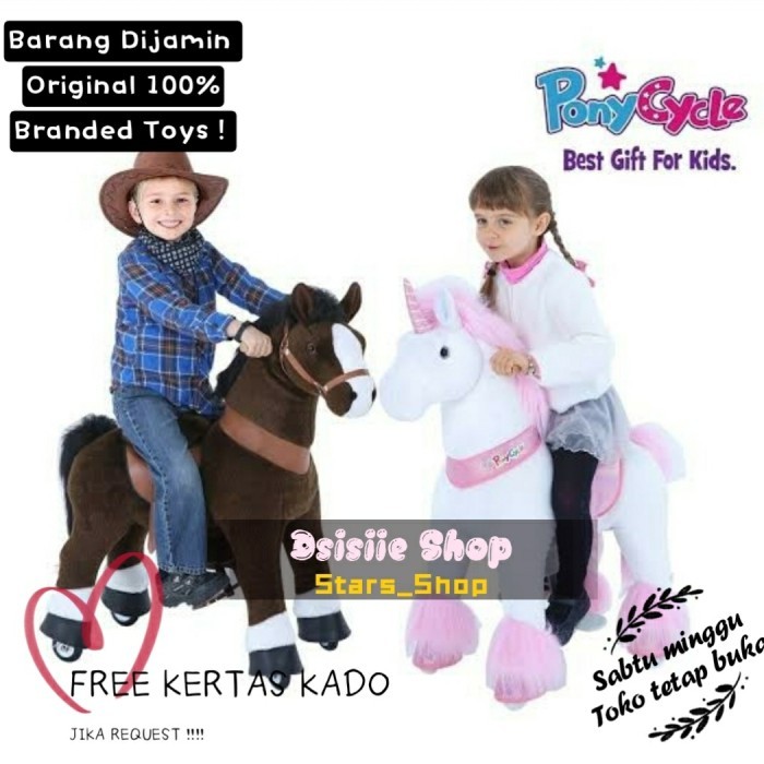 HOT SALE Pony Cycle Ride on / Pony Cycle Goyang / Mainan Naik Kuda kudaan