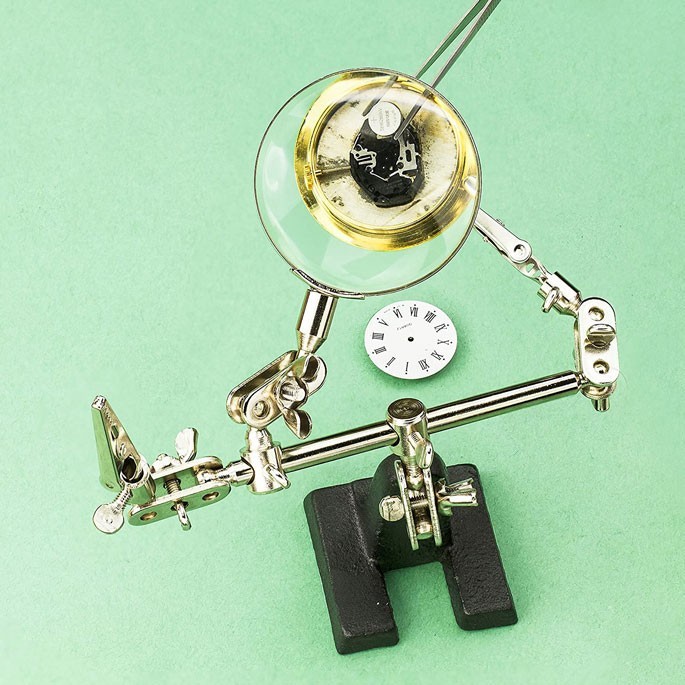 

ZEAST Helping Hand Tool Kaca Pembesar dengan Penjepit